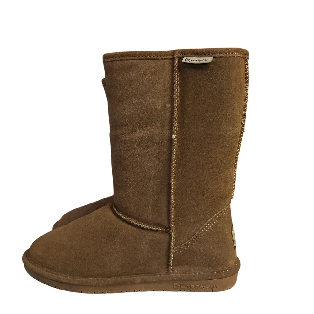 Bearpaw Women's Eva Short Hickory Winter Boots Size 10 Warm Cozy‎